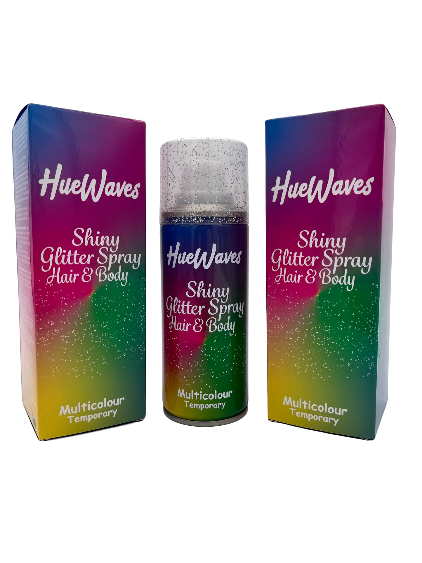 Hue Waves Multicolour Glitter Spray