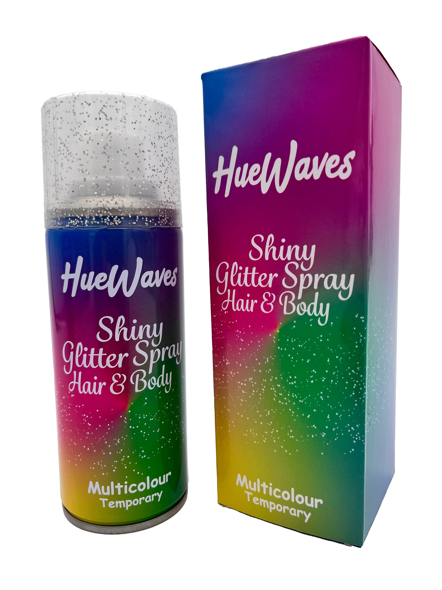 Hue Waves Multicolour Glitter Spray
